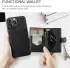 CaseMe JH-01 Apple iPhone 15 Pro Hoesje Magnetische Kaarthouder Zwart afbeelding 3