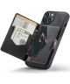 CaseMe JH-01 Apple iPhone 15 Plus Hoesje Magnetische Kaarthouder Zwart