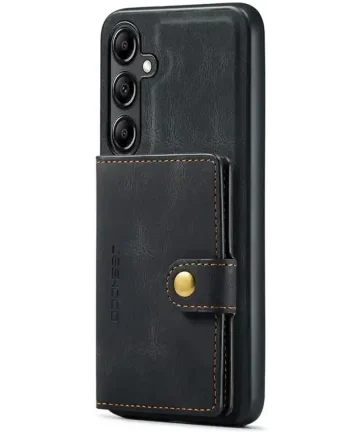 CaseMe JH-01 Samsung Galaxy A12 Hoesje Magnetische Kaarthouder Zwart Hoesjes