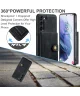 CaseMe JH-01 Samsung Galaxy A54 Hoesje Magnetische Kaarthouder Zwart