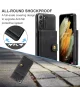 CaseMe JH-01 Samsung Galaxy S22 Hoesje Magnetische Kaarthouder Zwart