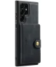CaseMe JH-01 Samsung S22 Ultra Hoesje Magnetische Kaarthouder Zwart