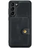 CaseMe JH-01 Samsung S23 Plus Hoesje met Magnetische Kaarthouder Zwart