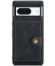 CaseMe JH-01 Google Pixel 8a Hoesje met Magnetische Kaarthouder Zwart