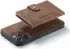 CaseMe JH-01 Apple iPhone 14 Hoesje met Magnetische Kaarthouder Bruin afbeelding 2