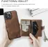 CaseMe JH-01 iPhone 15 Pro Max Hoesje Magnetische Kaarthouder Bruin afbeelding 3