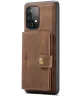 CaseMe JH-01 Samsung Galaxy A32 5G Hoesje Magnetische Pashouder Bruin