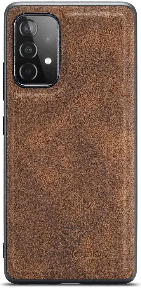 CaseMe JH-01 Samsung Galaxy A32 5G Hoesje Magnetische Pashouder Bruin afbeelding 8