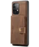 CaseMe JH-01 Samsung Galaxy A33 Hoesje Magnetische Kaarthouder Bruin