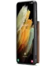 CaseMe JH-01 Samsung Galaxy S22 Hoesje Magnetische Kaarthouder Bruin