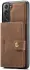 CaseMe JH-01 Samsung Galaxy S22 Hoesje Magnetische Kaarthouder Bruin afbeelding 15