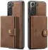 CaseMe JH-01 Samsung Galaxy S22 Hoesje Magnetische Kaarthouder Bruin afbeelding 2