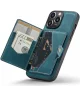 CaseMe JH-01 Apple iPhone 14 Pro Hoesje Magnetische Kaarthouder Blauw