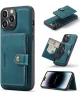 CaseMe JH-01 Apple iPhone 14 Pro Hoesje Magnetische Kaarthouder Blauw