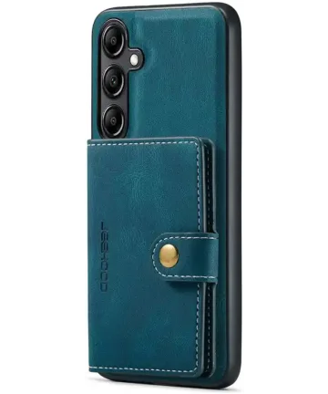 CaseMe JH-01 Samsung A14 5G Hoesje met Magnetische Kaarthouder Blauw Hoesjes