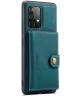 CaseMe JH-01 Samsung Galaxy A32 5G Hoesje Magnetische Pashouder Blauw