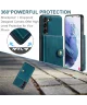 CaseMe JH-01 Samsung Galaxy S23 Hoesje Magnetische Kaarthouder Blauw