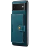 CaseMe JH-01 Google Pixel 7a Hoesje met Magnetische Kaarthouder Blauw
