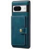 CaseMe JH-01 Google Pixel 8 Hoesje met Magnetische Kaarthouder Blauw