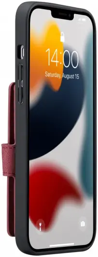 CaseMe JH-01 Apple iPhone 13 Hoesje met Magnetische Kaarthouder Rood afbeelding 7