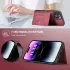 CaseMe JH-01 Apple iPhone 15 Pro Hoesje Magnetische Kaarthouder Rood afbeelding 8