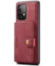 CaseMe JH-01 Samsung Galaxy A32 5G Hoesje Magnetische Pashouder Rood