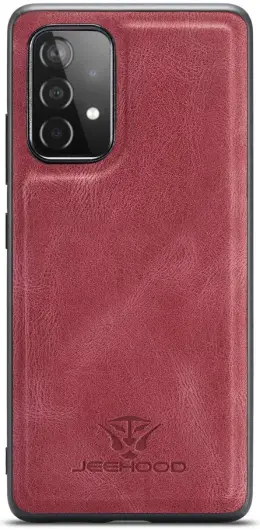CaseMe JH-01 Samsung Galaxy A33 Hoesje Magnetische Kaarthouder Rood afbeelding 10