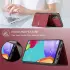 CaseMe JH-01 Samsung Galaxy A33 Hoesje Magnetische Kaarthouder Rood afbeelding 4