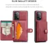 CaseMe JH-01 Samsung Galaxy A33 Hoesje Magnetische Kaarthouder Rood afbeelding 7