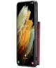 CaseMe JH-01 Samsung Galaxy S22 Hoesje Magnetische Kaarthouder Rood