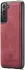 CaseMe JH-01 Samsung Galaxy S22 Hoesje Magnetische Kaarthouder Rood afbeelding 11