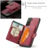 CaseMe JH-01 Samsung Galaxy S22 Hoesje Magnetische Kaarthouder Rood afbeelding 6