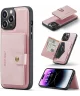 CaseMe JH-01 iPhone 15 Pro Max Hoesje Magnetische Kaarthouder Roze