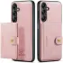 CaseMe JH-01 Samsung A14 5G Hoesje met Magnetische Kaarthouder Roze afbeelding 2