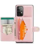 CaseMe JH-01 Samsung Galaxy A32 5G Hoesje Magnetische Pashouder Roze