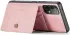 CaseMe JH-01 Samsung Galaxy A33 Hoesje Magnetische Kaarthouder Roze afbeelding 12