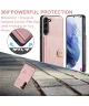CaseMe JH-01 Samsung Galaxy A54 Hoesje Magnetische Kaarthouder Roze