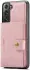CaseMe JH-01 Samsung Galaxy S22 Hoesje Magnetische Kaarthouder Roze afbeelding 15
