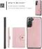 CaseMe JH-01 Samsung Galaxy S22 Hoesje Magnetische Kaarthouder Roze afbeelding 6