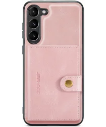 CaseMe JH-01 Samsung Galaxy S23 Hoesje Magnetische Kaarthouder Roze