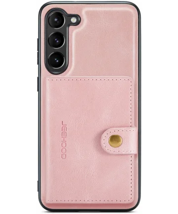 CaseMe JH-01 Samsung Galaxy S23 Hoesje Magnetische Kaarthouder Roze Hoesjes