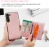 CaseMe JH-01 Samsung Galaxy S23 Hoesje Magnetische Kaarthouder Roze afbeelding 3