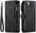 CaseMe C30 Apple iPhone 14 Plus Hoesje Pasjeshouder Book Case Zwart afbeelding 2