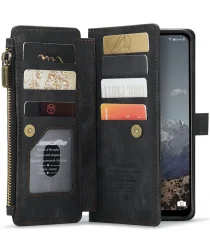 CaseMe C30 Samsung Galaxy A13 5G Hoesje Pasjeshouder Book Case Zwart
