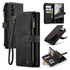 CaseMe C30 Samsung Galaxy S23 Hoesje Pasjeshouder Book Case Zwart afbeelding 2