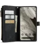 CaseMe C30 Google Pixel 8 Hoesje Pasjeshouder Book Case Zwart