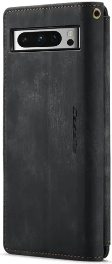 CaseMe C30 Google Pixel 8 Pro Hoesje Pasjeshouder Book Case Zwart afbeelding 13