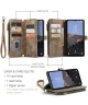CaseMe C30 Samsung Galaxy A54 Hoesje Pasjeshouder Book Case Bruin