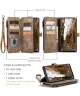 CaseMe C30 Samsung S23 Ultra Hoesje Pasjeshouder Book Case Bruin