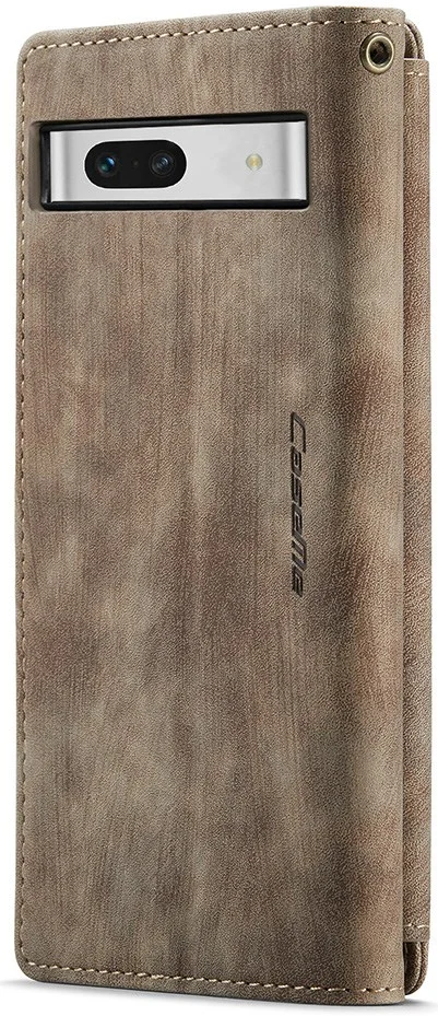 CaseMe C30 Google Pixel 7a Hoesje Pasjeshouder Book Case Bruin afbeelding 14